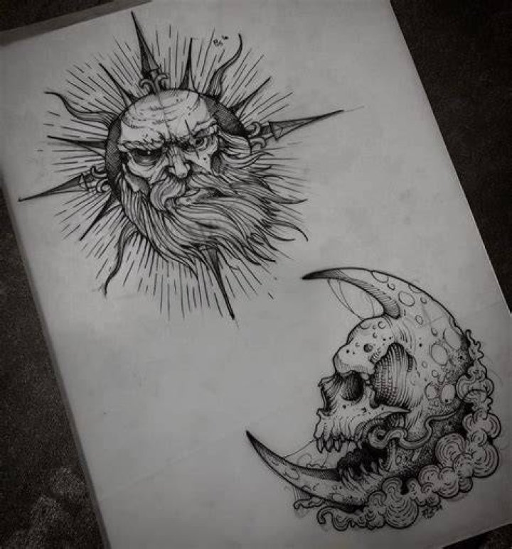 35 Hot Sun and Moon Tattoos Ideas [2024 Inspiration Guide] Sun