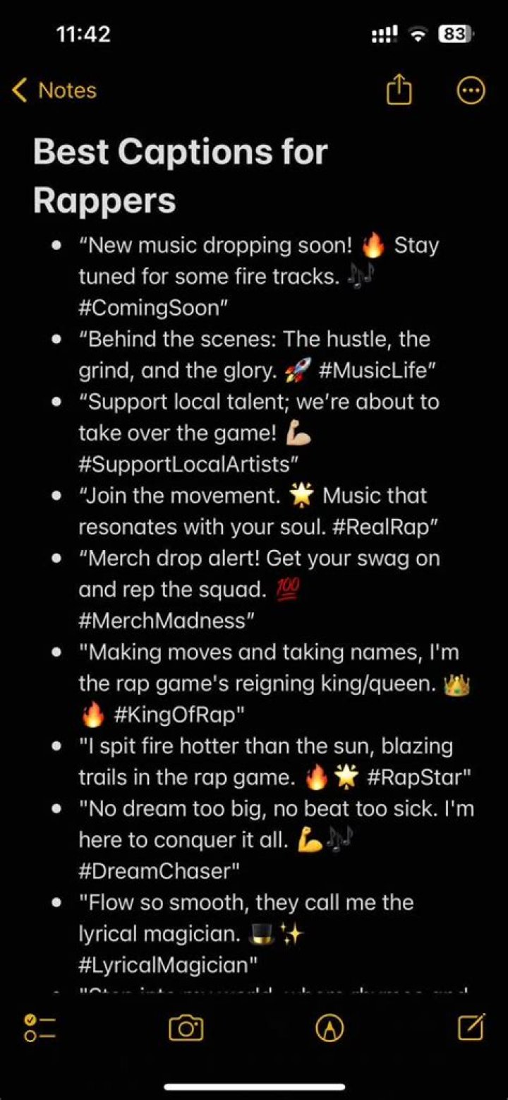450+ Best Rap Instagram Captions With Quotes In 2024