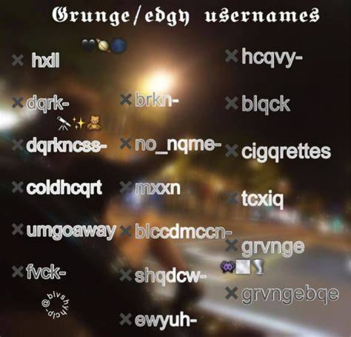 450+ Grunge Username Ideas that are Cool, Funny and Edgy