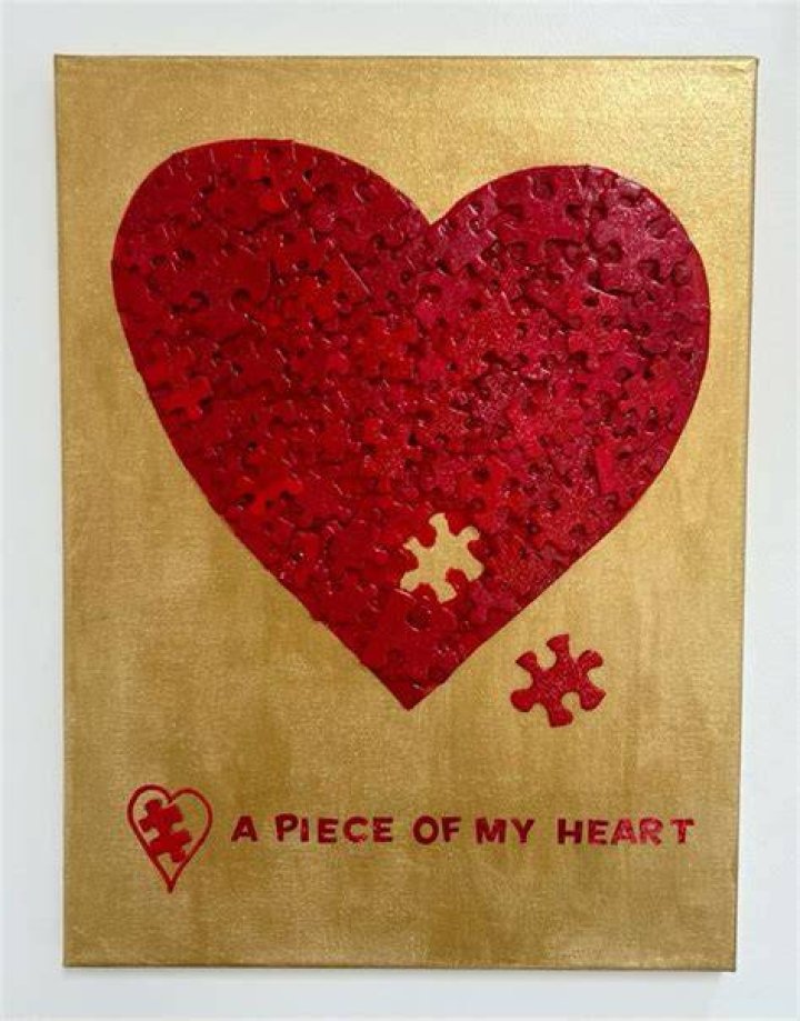 A Piece of My Heart is in Heaven Christmas Ornaments, Memorial