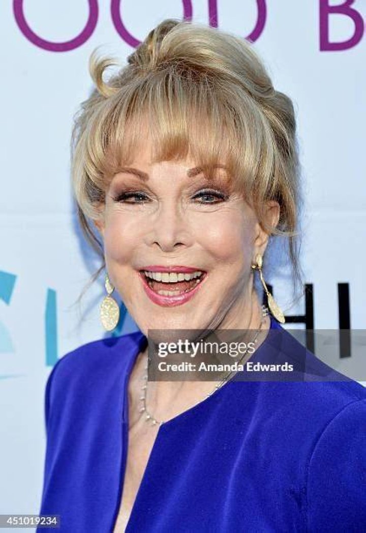 Actress Barbara Eden arrives at the funeral for her son Matthew... News