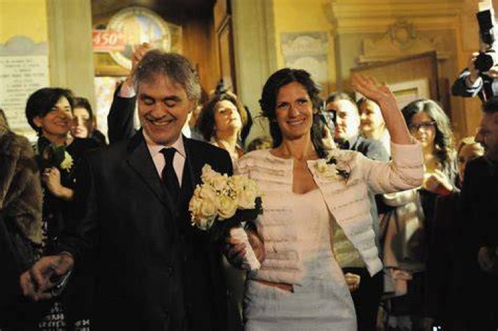 Andrea Bocelli got married to his manager and it was just lovely