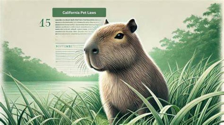 Are capybaras legal in California?
