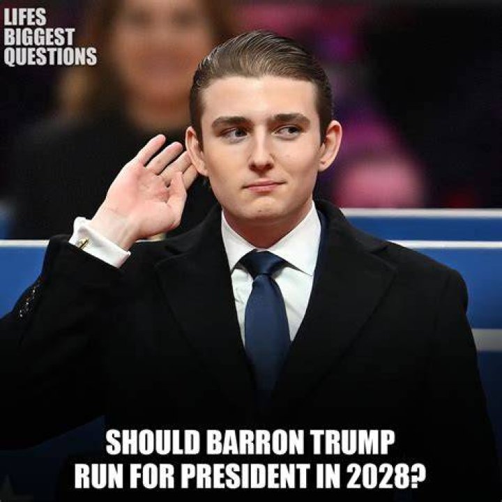 Barron trump should run for president Forums