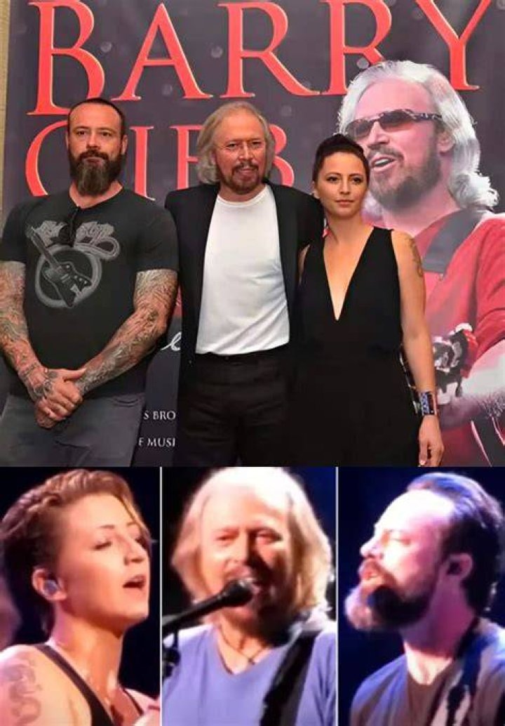 Barry & granddaughter Bee gees, Barry gibb, Andy gibb