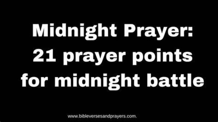 Bible Verses and Midnight Prayers for Breakthrough