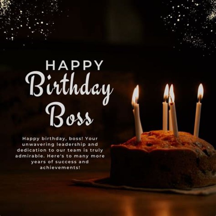 Birthday Wishes For Boss Birthday Images, Pictures
