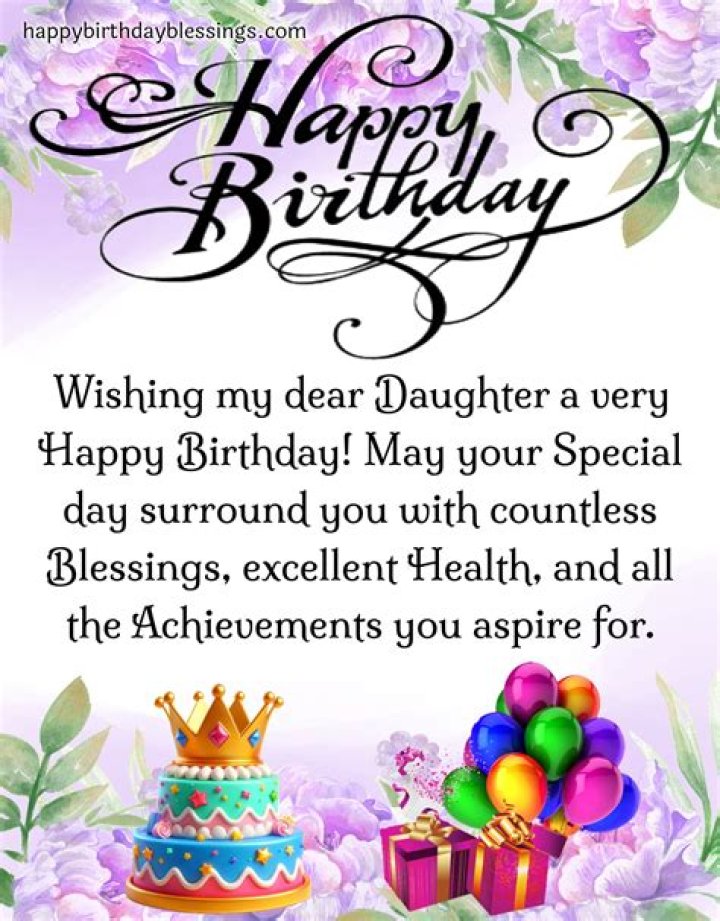 Birthday Wishes for Daughter Birthday Images, Pictures
