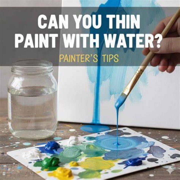 Can I water down paint?
