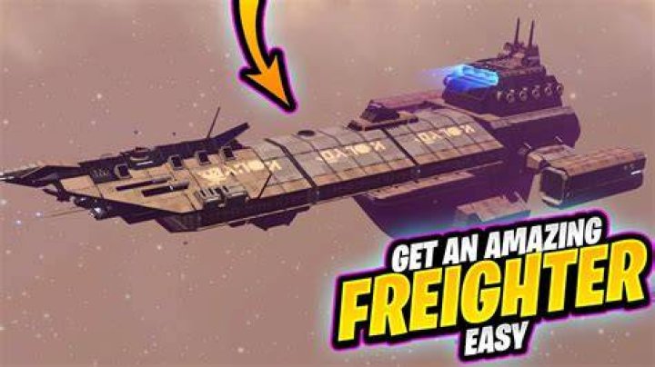 Can you drive a freighter in no man's sky?