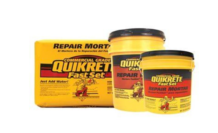 Can you paint quikrete mortar repair?