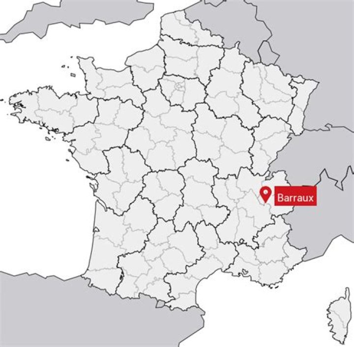CARTE DE BARRAUX Situation géographique et population de Barraux