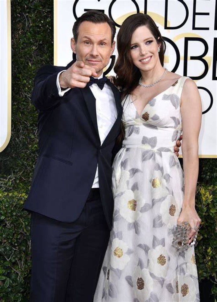 Christian Slater and Brittany Lopez 2017 Golden Globe nominees
