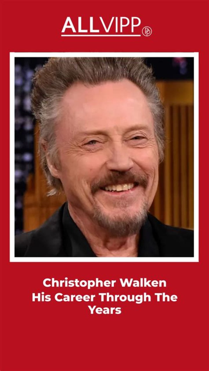 Christopher Walken His Career Through The Years