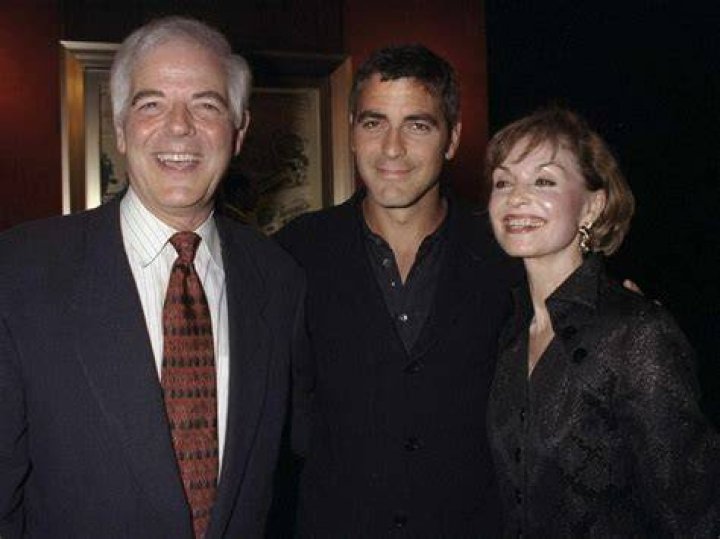 Clooney with his parents, Nick Clooney and Nina Cloonely