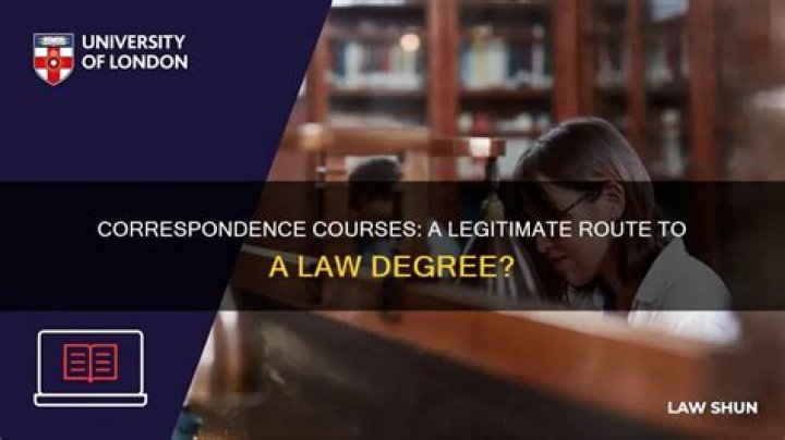 Correspondence Law School Online Aba Approved Law Schools School
