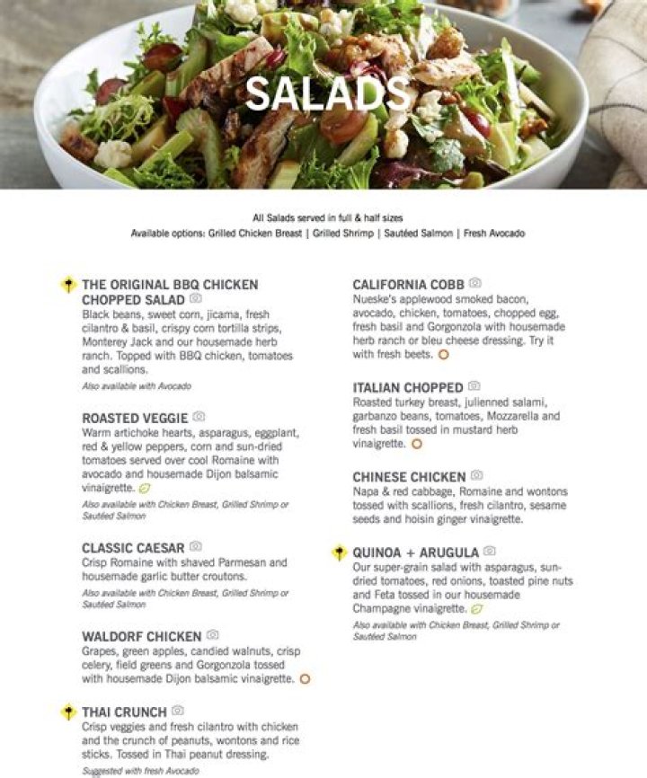Cpk Menu California Pizza Kitchen Ventura California Pizza Kitchen