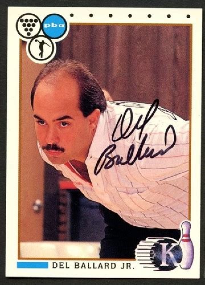 Del Ballard Jr Signed 5 X 7 Photo Autographed Pba Pro Professional