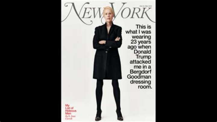 E. Jean Carroll Says Elle Magazine Fired Her After Trump Rape