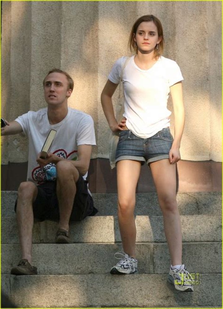 Emma Watson & Jay Barrymore Brown University Harry Potter Photo