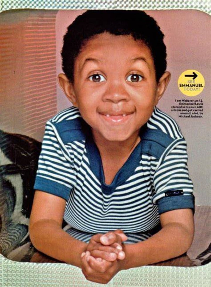 Emmanuel Lewis original clipping magazine photo 1pg 8x10 