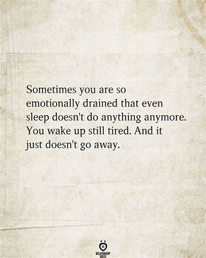 Emotionally drained quotes Artofit