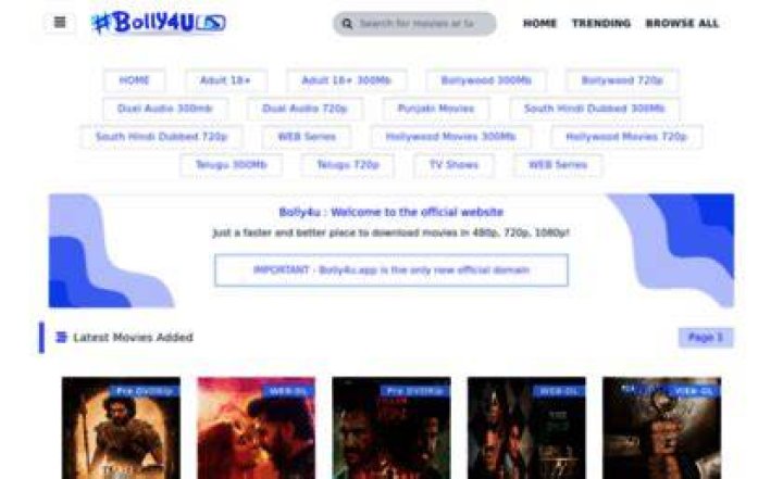 Explore Bolly 4u Org .com Today!