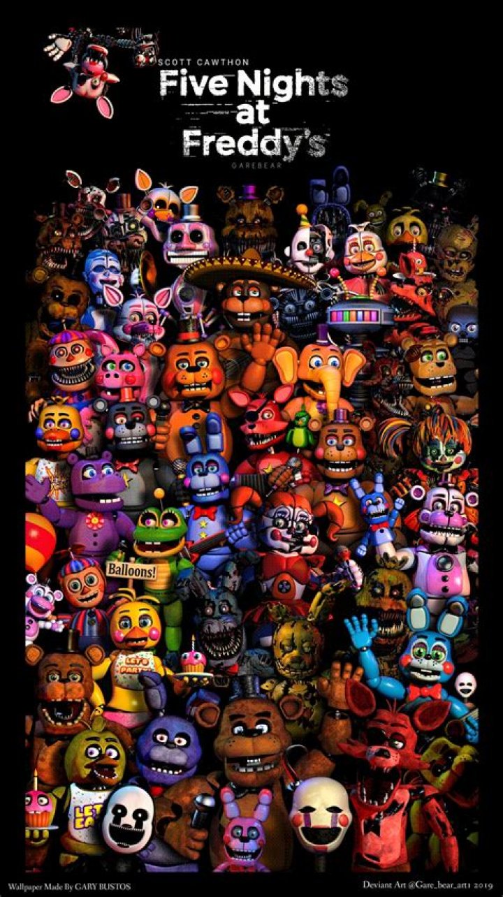 Fnaf characters by GareBearArt1 on DeviantArt Fnaf freddy, Fnaf