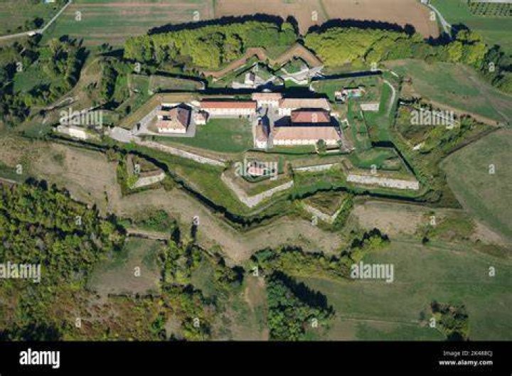 Fort Barraux in France, one of the oldest star forts in the Alps