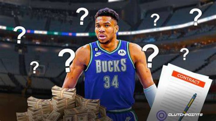 Giannis Antetokounmpo contract Details of Bucks contract and 4