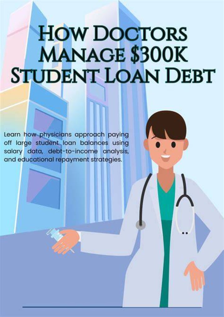 How can I pay off my 300k student loan?