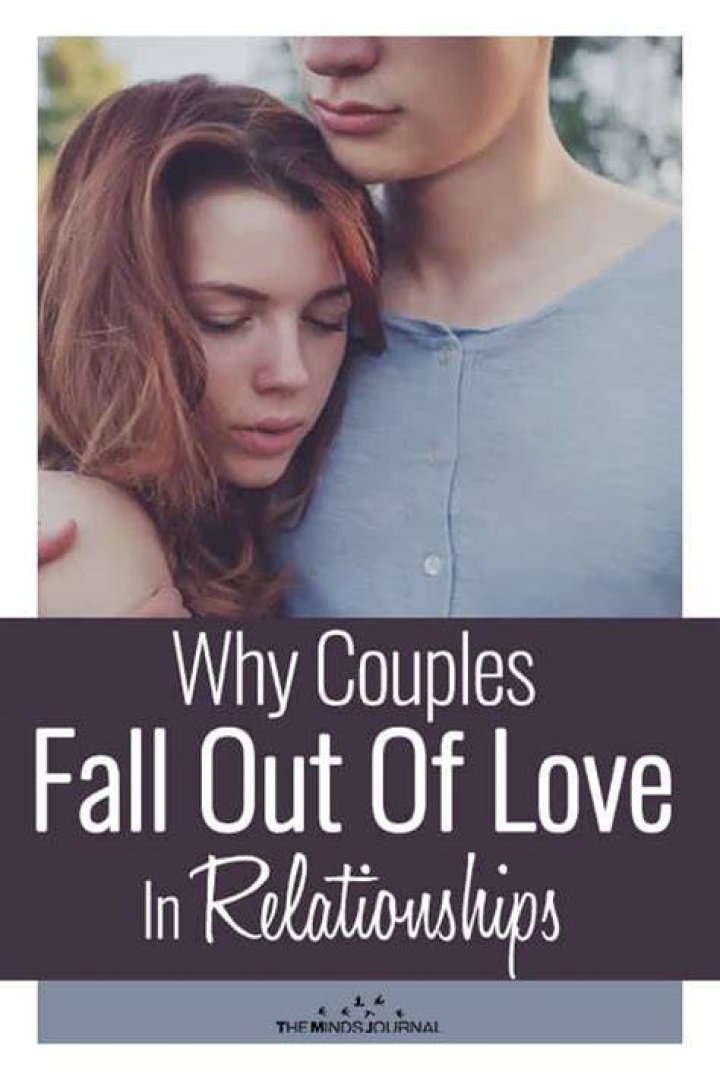 How do married couples fall out of love?