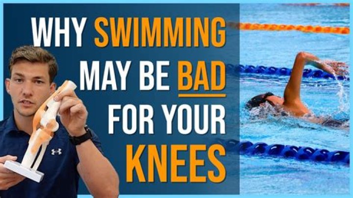 How do you get rid of knee pain from swimming?