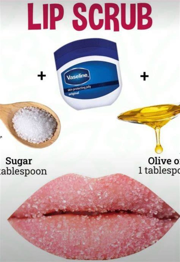 How do you use Vaseline lip scrub?