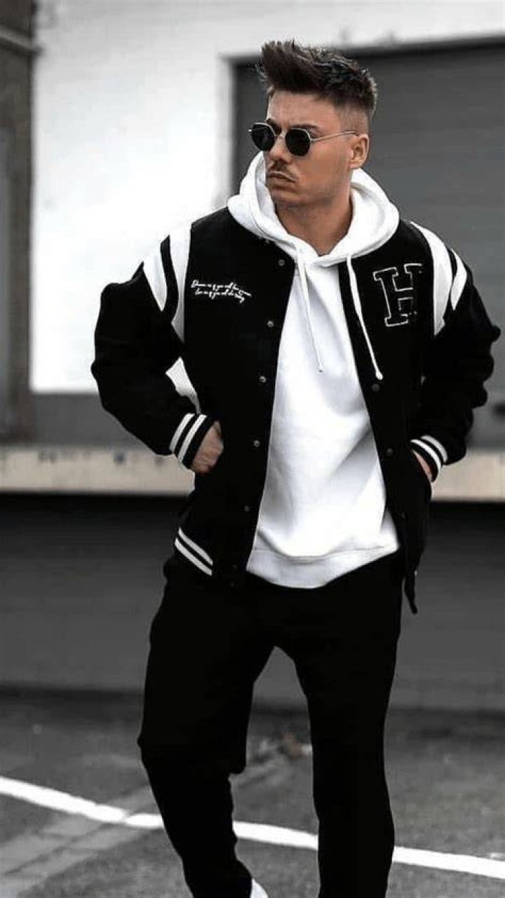 How do you wear a hoody varsity jacket?