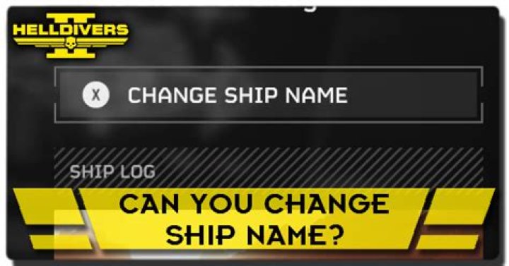 How to Change Ship Name in Helldivers 2 Twinfinite