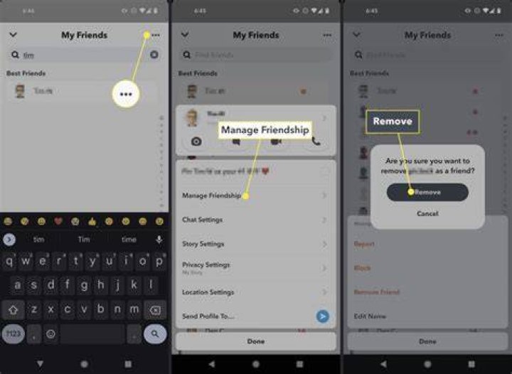 How to Remove Multiple Friends on Snapchat
