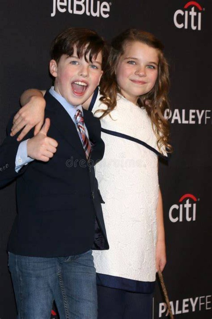 Iain Armitage, left, and Raegan Revord, cast members in the television