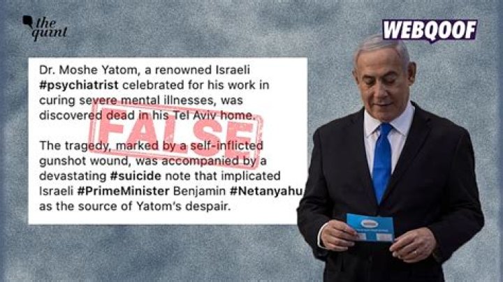 Inside Moshe Yatom Suicide Note Why Did He Himself?