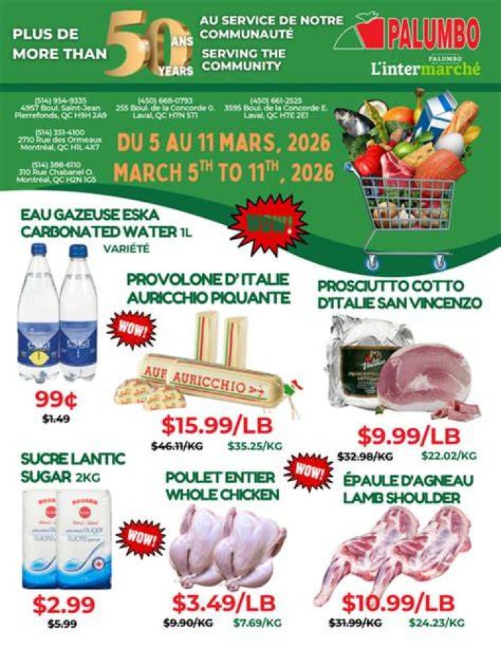 Intermarch&eacute; Palumbo Accueil