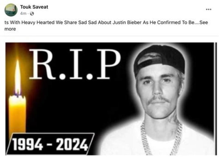 Justin Bieber Allegedly Passed Away: News Of His Untimely Death Circulating