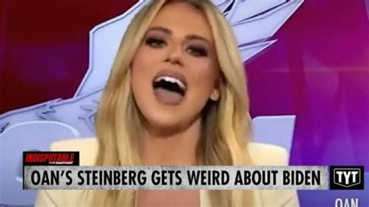 KAREN OAN Anchor Steinberg Gets Weird About Biden's COVID YouTube