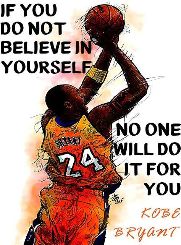 Kobe Bryant Poster Quote Cool Quotes Posters Basketball Sports Décor