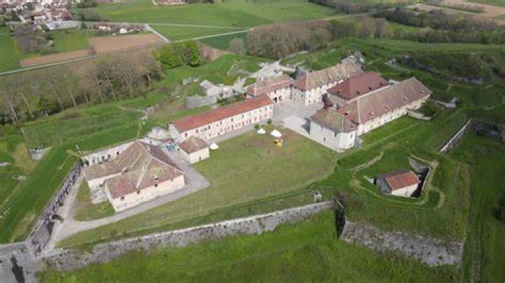 Le Fort Barraux au trac&eacute; en &eacute;toile, pr&egrave;s de Grenoble france