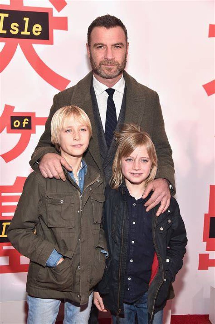 Liev Schreiber Enjoys A Family Stroll In NYC With His Kids And