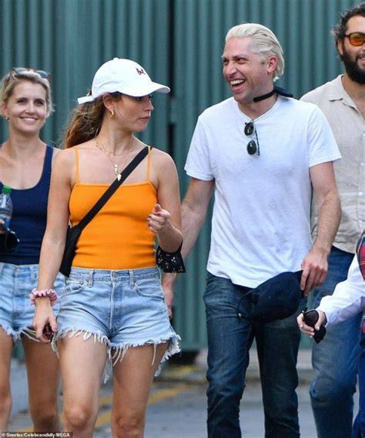 Lily James enjoys a fun day out with her boyfriend Michael Shuman at