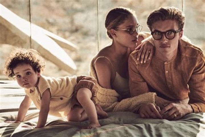 Lucky Blue Smith Wife Daughter Oliver Peoples Campaign 2022 Lucky