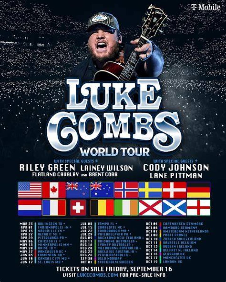 Luke Combs World Tour 2023 Acrisure Stadium in Pittsburgh, PA