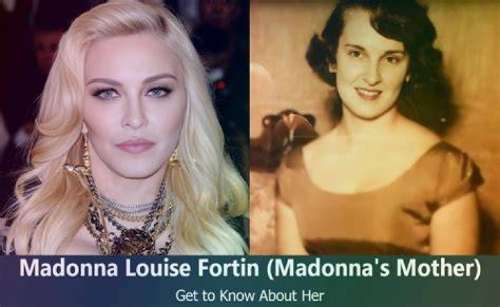 Madonna Louise Fortin What Happened To Madonna's Mother? Dicy Trends