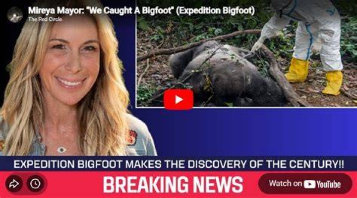 Mireya Mayors Lips on Expedition Bigfoot Have People Wondering If Shes Ever Had Plastic